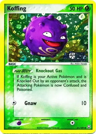 Team Rocket Returns Koffing #61/109 reverse holo